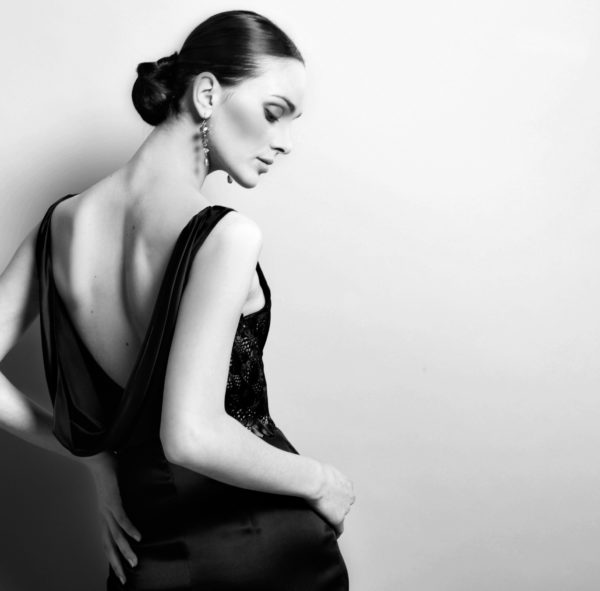 Photo mode, robe noir