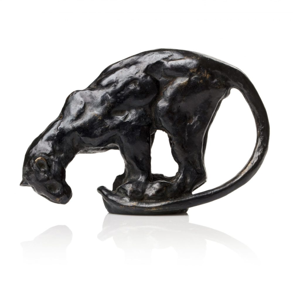 Photographe-d'objets-art-panthere-noir-bronze Packshot bronze